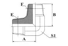 BSPT Male 90 Degree